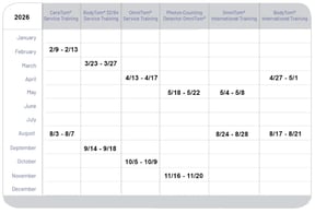 Neuro Website 2026 Calendar